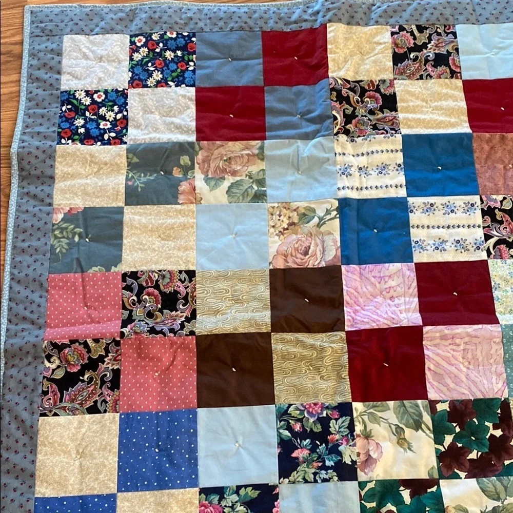 Multi-Colored Child’s Patchwork Quilt